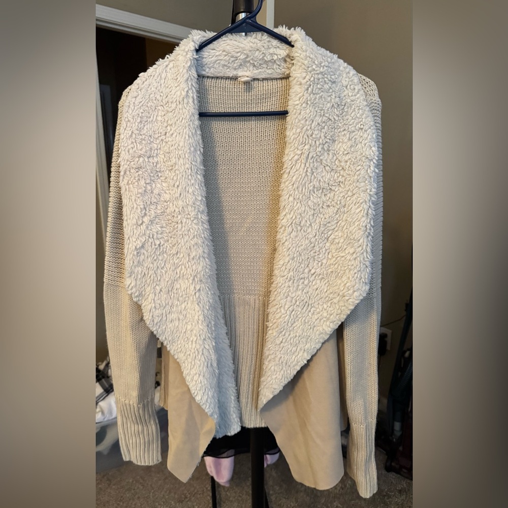Wishlist Cream Textured Cardigan